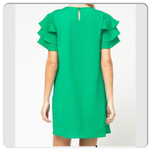 Load image into Gallery viewer, Kelly Girl Ruffled Dress
