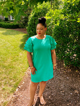 Load image into Gallery viewer, Kelly Girl Ruffled Dress
