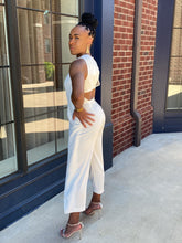 Load image into Gallery viewer, White Wrapture Jumpsuit
